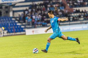 Hat-trick hero Chhetri leads India to a comfortable win 