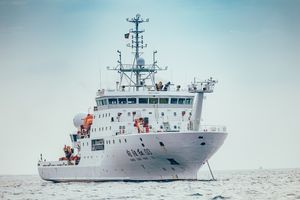Chinese research vessel departs