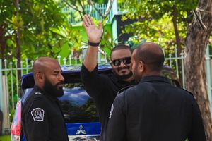 Adeeb leaves Maldives