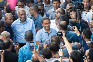 އިންތިހާބާ ދިމާކޮށް އަނެއްކާ ވެސް ޔާމީންގެ ނަން ތިލަކޮށްލައިފި 