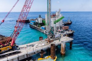 Separate project to extend bridge to Giraavaru