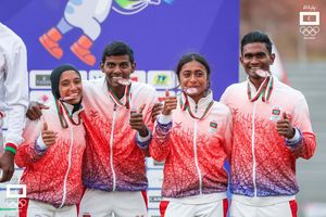 މިކްސް ޓީމް ރިލޭއިން ވެސް ރާއްޖެ އަށް ލޯ މެޑަލް
