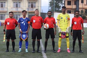 Two Maldivian Referees at the SAFF U20 Championship