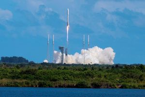 Amazon launches test satellites in challenge to Starlink