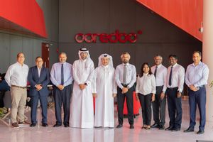 Qatar Ambassador visits Ooredoo Maldives headquarters