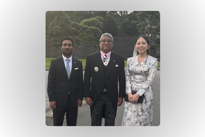 Japan confers highest honour on former Ambassador Khaleel 