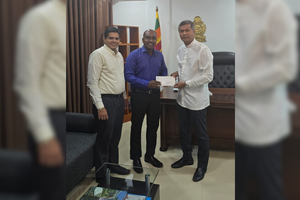 Universal Enterprises donates USD 100,000 to Sri Lanka 