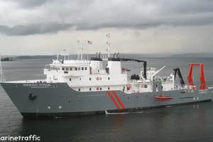 US naval research vessel anchors near Male'