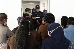 Angry protestors demand meeting with Haidar over flat delays