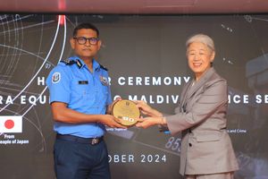 ޖަޕާނުން ރާއްޖެއަށް 2.5 މިލިއަން ޑޮލަރުގެ ސީސީޓީވީ ހަދިޔާކޮށްފި 