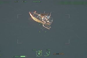Illegal fishing boat seized by MNDF using drone