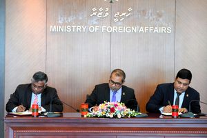 Agreements with India for Ungoofaaru terminal and 12 ferries