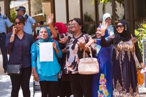 އެއާޕޯޓްގައި މުޒާހަރާ ކުރި މައްސަލަ އިންތިގާލީ އޮފީހަށް 