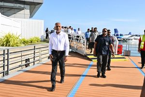 ރައީސް މުއިއްޒު ދ. އަތޮޅަށް ފުރާވަޑައިގެންފި