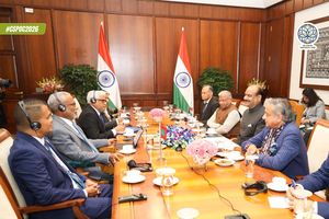 Abdul Raheem meets Lok Sabha Speaker Om Birla