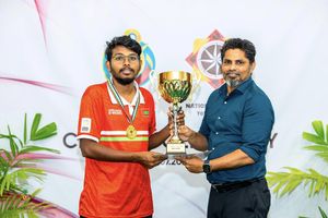 ކެރަމް ގައުމީ ޗެމްޕިއަންކަން ތިން ވަނަ ފަހަރަށް އަޒްމީނަށް