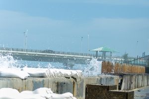 Swell surges hit Male' carnival area
